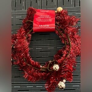 Ashland Festive 5ft Red Tinsel Garland